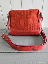 Sac en cuir corail Nat & Nin