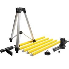 Huepar 3,7m 12ft Pôle de Montage Pour Laser Rotatif et Niveau Laser LP36 tripod
