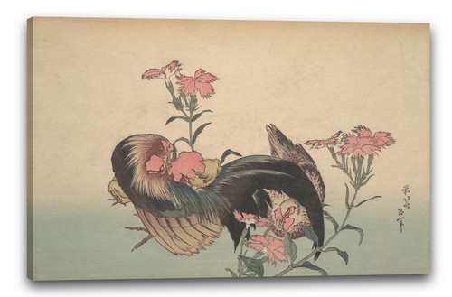 Toile cadres katsushika - toile/cadres,