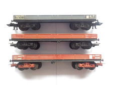 Lot 3 Wagons Jouef Plat à