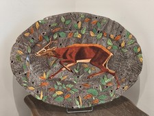 GRAND PLAT EN FAIENCE DE GIEN