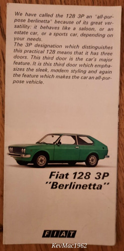 Fiat 128 berlinetta car - fiat,
