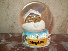 SNOWBALL GLASS GLOBE MEGEVE