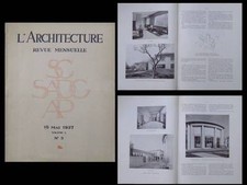 L'ARCHITECTURE 1937 NANCY, Jacques André, Jean Prouvé, SCEAUX LYCEE MARIE CURIE