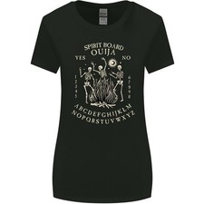 Planche Ouija Halloween Démons Fantômes T-Shirt Femme Coupe Large