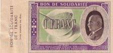 France 1 Franc Bon de
