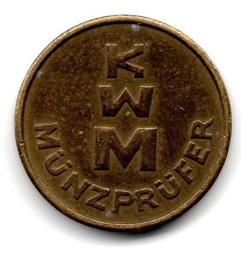 Tres beau jeton kwm munzprufer - kwm,
