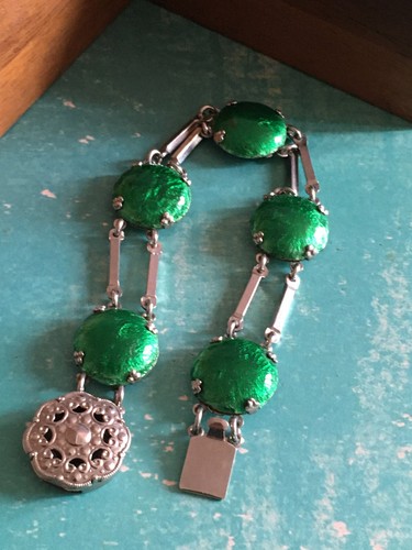 Vintage bracelet email emaux - vintage,