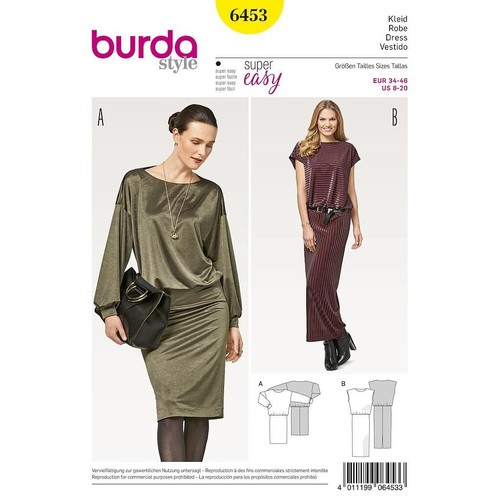 6453 patron burda creations - patron,