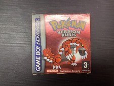 Pokémon Version Rubis Nintendo Game Boy Advance Complet PAL GameBoy GBA