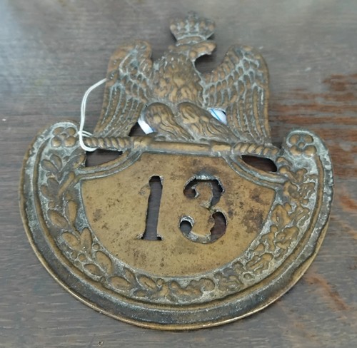 Plaque bronze second - second, empire