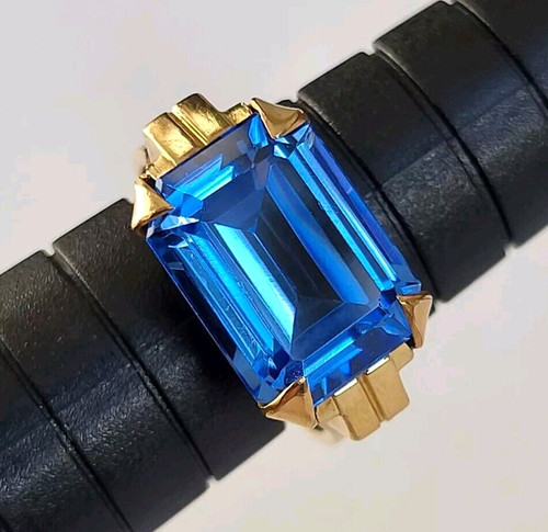 Magnifique ancienne bague tank - bague,