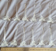 Lot de 12 pampilles vintage en verre de Murano pour lustre