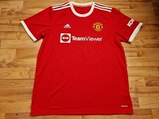 Classique Manchester United 2021-2022 Hommes XL Maillot Domicile adidas Cavani 7