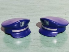 PLAYMOBIL x2 CASQUETTES BLEUES