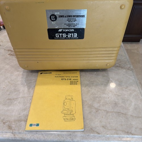 Topcon gts 213 total station - gts-213,
