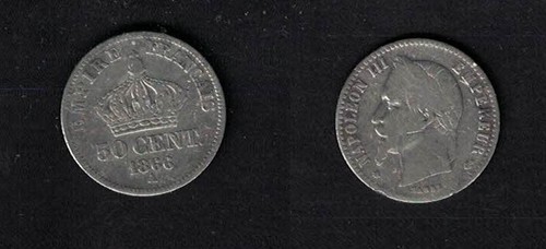 Centimes napoléon iii - 50,