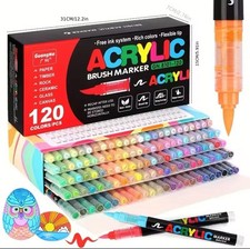 Guangna 120 Feutres Acryliques