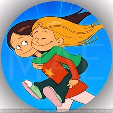 Les Sisters.   Décoration de gâteau comestible, disque Azyme, diamètre 20cm.