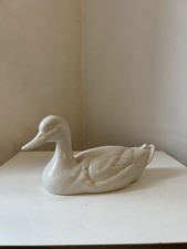 Canard en céramique craquelé