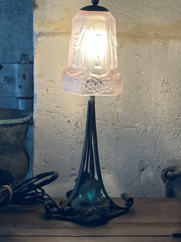 Lampe art deco pied - lampe,