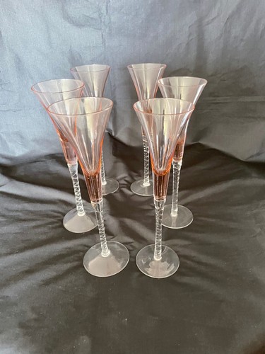 Verres sur pied verre - 6, en