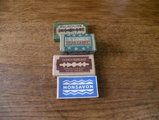 4 boites 2 sous blister 5 lames rasoir Palmolive Star cadet Kiss Monsavon