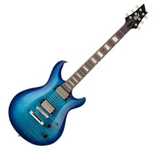 Cort M600 Blue Burst Flame