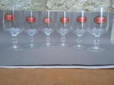 Lot de 6 verres à pied 33