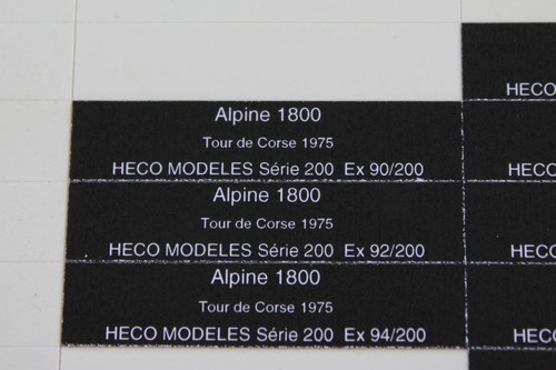 Heco modele étiquette - heco, 1