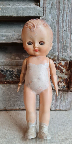 Rare ancien petit - ancien, poupee