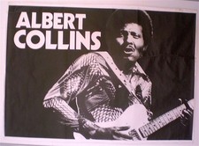 ALBERT COLLINS - ORIGINAL POSTER – VERY RARE – POSTER - CIRCA 1970