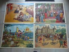 Lot de 13 affiches scolaires