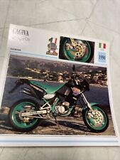 Cagiva 125 super city 1990 carte moto de collection Atlas Italie