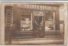devanture de magasin Teinturerie carte photo à localiser