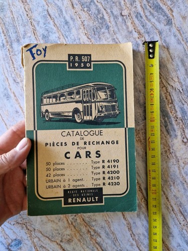 Catalogue car renault 1950 - catalogue,