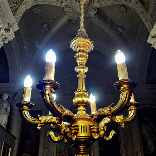 Ancien lustre florentin - ancien,
