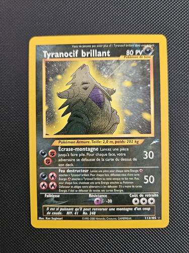 Carte pokemon tyranocif - pokemon,