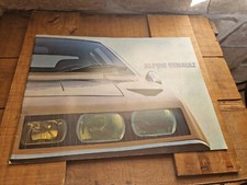 prospectus A310 Catalogue brochure Alpine A 310 4 cylindres 1600 VF 1975 1976