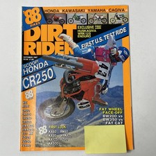 Dirt Rider Magazine Moto! 1987