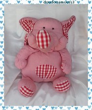 Doudou Peluche Eléphant Tissu