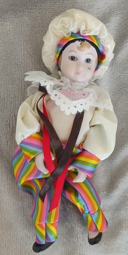 Poupée pierrot porcelaine - en,