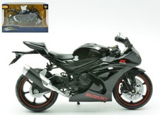 Miniature Moto Auto 1:12 SUZUKI GSX R1000R BLACK Moto