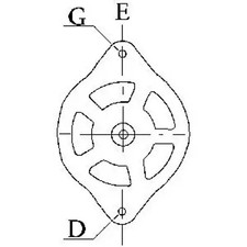 Alternateur avec poulie