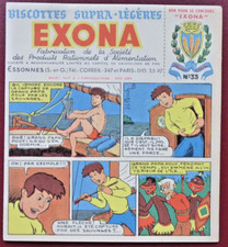 BUVARD - BISCOTTES EXONA - N° 33 - BD - ILLUSTRATEUR J.L. PESCH -