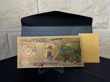 BILLET CARTE JAPON EN OR