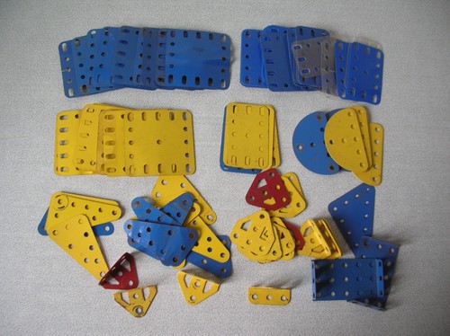 Meccano lot pièces jeu - meccano,