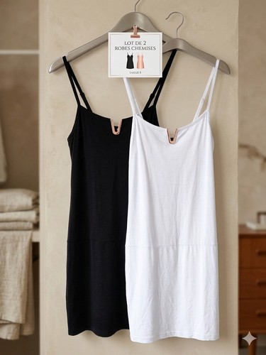 Lot robes chemise - 2, femme
