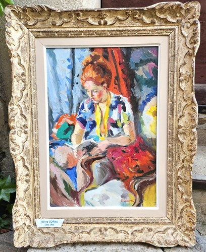 Jeune femme rousse par - , pierre