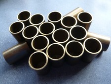 LOT 18 tubes laiton Ø 31,75 mm (= 1"1/4) X 27 mm X long. 48 à 51 mm - bricolage
